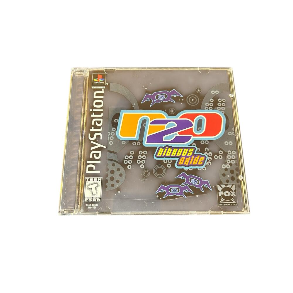 PS1 N2O Nitrous Oxide PlayStation 1 Complete CIB w/ Case & Insert,tested/working